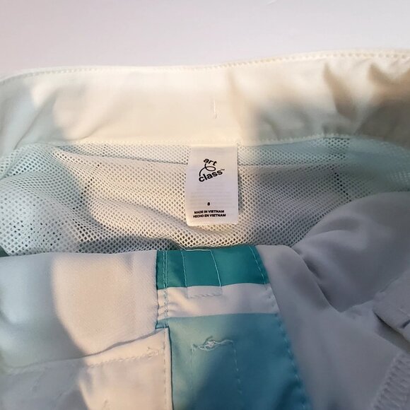 Art Class Boys Swim Trunks Rainbow Striped Design Size 8 Adjustable drawstring - Picture 8 of 9